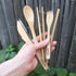 Travel Utensils with Case Set Fork, Knife, Spoon, Chopsticks, Straw, Straw-cleaning brush, Travel Pouch and Carabiner, Excellent For Everyday Use!...
