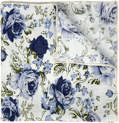 Men's Floral Pocket Square Handkerchief for Men...