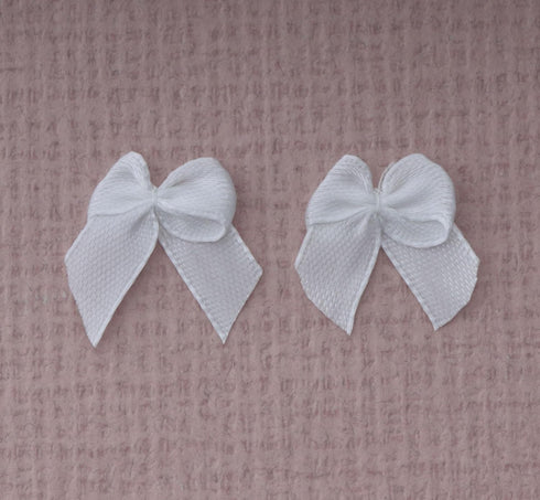 Sowaka 50 Pcs Mini Satin Ribbon Bow 0.9 Inch Small Soft Cute Elegant Bows for Craft DIY Making Kit Art Scrapbooking Sewing Christmas Gift Wedding ...