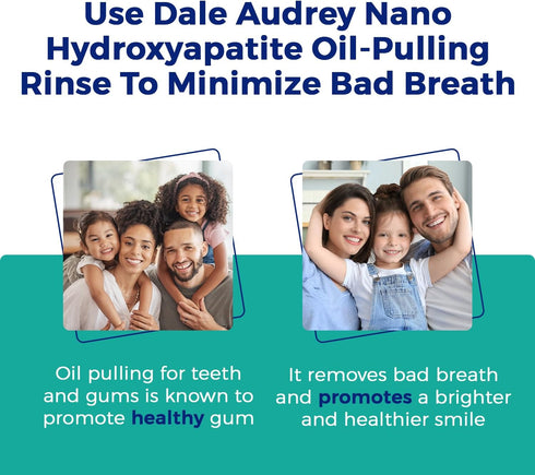 Ayurvedic Nano Hydroxyapatite Oil Pulling for Teeth and Gum | Refreshing Cinnamon and Mint Flavored Organic Mouthwash Oral Rinse | Teeth Whitening...