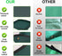 Oubest Plant Repotting Mat Thickened Oxford Fabric Indoor Plants Potting Mat 29.5"x29.5" Medium, Waterproof Transplanting and Dirt Control, Pottin...