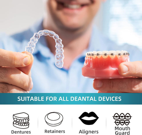 Y-Kelin Retainer Cleaner, Mouth Guard Cleaning Tablets - Remove & Clear Stains from Dental Appliances - in 3 Minutes (Mint,36 PCS)...