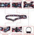 Martingale Collar for Large Dogs, No-Slip Escape Proof Choke No Pull Cinch Soft Nylon Dog Training Collars Adjustable for Small Medium Large Breed...
