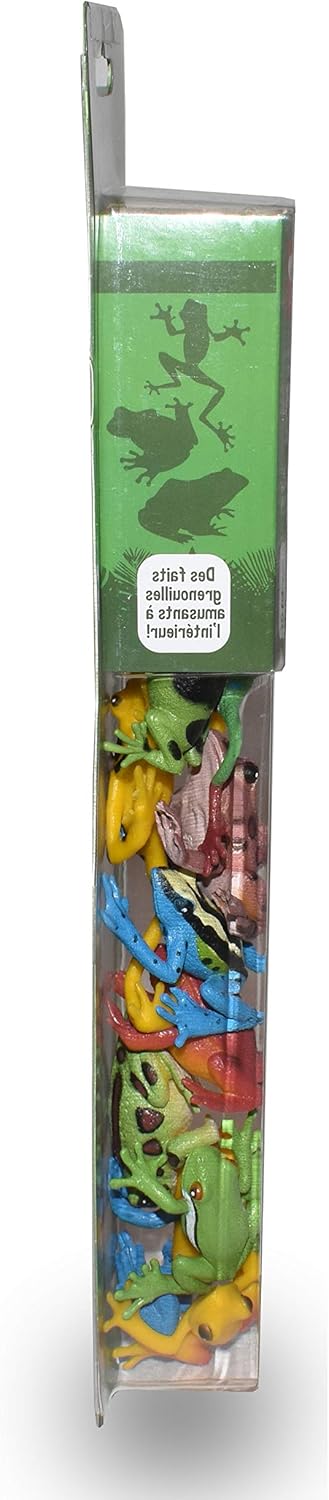 Wild Republic Frog Nature Tube, Amphibian Figures, Frog Toys, Educational Toys for Kids, 12-Piece...