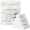 IXO Square-Shaped Aligner Seater Chewies for Invisalign Trays - 10-Pack, Unscented, with Resealable Bag...