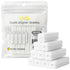 IXO Square-Shaped Aligner Seater Chewies for Invisalign Trays - 10-Pack, Unscented, with Resealable Bag...
