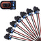 HiSport LS Truck Fuel Injector Connector Pigtail Wire Compatible with Mini Delphi Multec 2 (8 pack) OEM Tooling, Connector, Lock, Seals, & Termina...