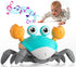 Crawling Crab Baby Toy - Infant Tummy Time Crab 3 4 5 6 7 8 9 10 11 12 Crab Toys for Babies Boy 3-6 6-12 Learning Crawl 9-12 12-18 36 Months Walki...