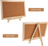 MAGICLULU Wooden Frame Message Board Pin Board for Wall Wood Easel Display Stand Memo Board Display Tripod Holder Stand Wood Tripod Easel Cork Mes...