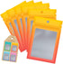 Funfery 100 Pieces Resealable Smell Proof Bags for Food Storage,Clear Cute Mylar Bags for Small Business Foil Ziplock Packaging Bags for Sample Je...