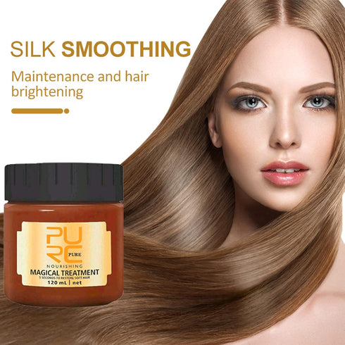 BROUYOUE PURC Magical Hair Treatment Mask,Upgraded Version Hair Roots Treatment Professtional Hair Conditioner,5 Seconds Repairs Soft Hair for Dry...