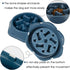 2 Packs Slow Feeder Dog Bowl, Puzzle Dog Food Bowl Anti-Gulping Interactive Dog Bowl for Small/Medium Sized Dogs (Blue&Green)...