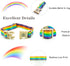 Elegant little tail Dog Collar, LGBT Holiday Pet Collar Dog Durable Rainbow Love Print Dog Collars Plastic Buckle Soft Pet Gift Adjustable Dog Col...