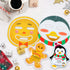 Epielle Christmas Holiday Character Sheet Mask Assortments, Santa, Reindeer, Snowman, Elf, Gingerbread, Penguin| Stocking Stuffers, Christmas Gift...