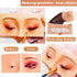 Makeup Practice Face Board, Silicone Makeup Mannequin Face for Makeup Artist Supplies, Mannequin Face for Makeup Practice with Makeup Brushes Rhin...