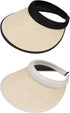 Wide Brim Sun Visor Hat Large UV Protective Golf Beach Cap Womens Beach Straw Hats Outdoor Tennis Caps Visors...