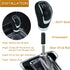 5 Speed Car Shifter Knob PU Leather Gear Lever Handle Car Transmission Stick Head for Most Manual Automotive Vehicles (Black Stitches)...