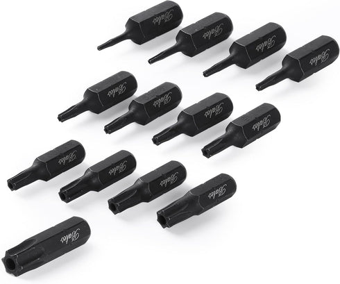 Bates- Tamper Proof Torx Bit Set, 13 Pieces Set, T4-T40, Torx Set, Torx Security Bit Set, Security Torx Bit Set, Star Bits Set, Screwdriver Bit Se...