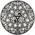 Bezelry 10 Pieces Hoya Flowers Openwork Metal Shank Buttons. 25mm (1 inch) (Antique Silver)...