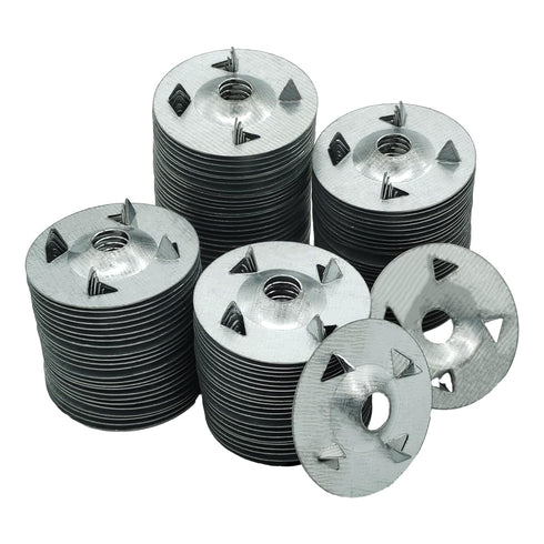 300 Pcs Foam Board Fasteners Washers for Installation of Foam Board Panels 1-1/8 Inch Metal Washers for Insulation Board Foam Board Insulation Har...