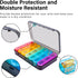Daviky Pill Organizer 3 Times a Day, Daily Pill Box 7 Day, Weekly Cases Medicine Organizers to Hold Vitamins and Medication...