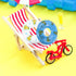Mini Swimming Ring: Cute Duck Decorative Dollhouse Accessories Photo Props for Summer Sport Theme Decor 3.34in5pcs...