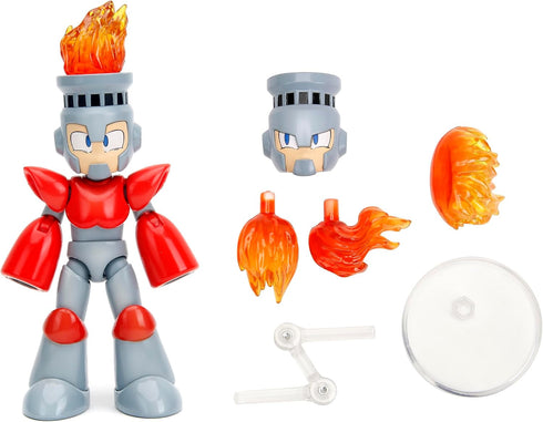 Mega Man 4" Fire Man Action Figure, Toys for Kids and Adults...
