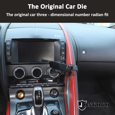 Car Central Control Armrest Car Phone Mount for Jaguar F-Type 2013-2024 Auto Mobile Phone Holder Accessories (Style A)...
