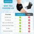 Ankle Ice Pack Wrap for Swelling, Reusable Gel Ice Pack for Sprained Ankle Injuries, Foot Pain Relief, Hot Cold Therapy for Achilles Tendonitis, P...
