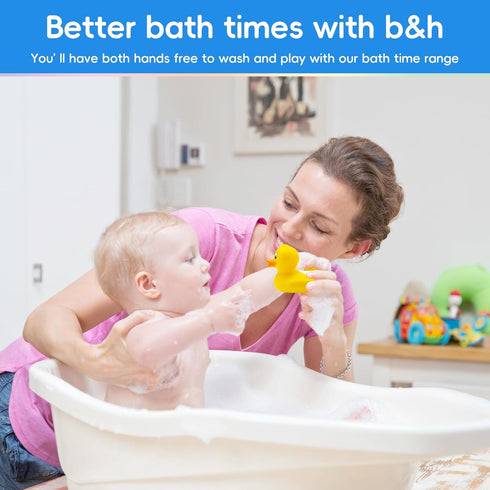 b&h Digital Duckling Baby Bath Thermometer, Infant Safe Floating Water Temperature Thermometer and Baby Bath Time Toy – Easy to Read Display | BPA...