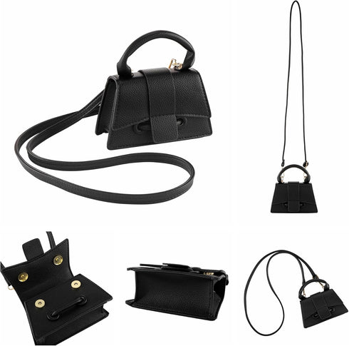 Ayliss Mini Crossbody Handbag Women Mini Purse Handbag Clutch Cute Mini Trendy Bag Top Handle PU Leather Shoulder Bag...