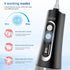 Water Dental Flosser Portable Teeth Cleaner 9 Modes Water Picks 300ml Cordless Oral Irrigator Rechargeable Ipx7 Waterproofe High Pressure for Trav...