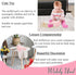 Seal Plush Stuffed Animal Pink Cute Seal Toy Pillow Kawaii Doll for Kids, 9 inch...