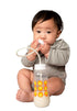 Hands-Free Baby Bottle - Anti-Colic Nursing System 9 oz Baby Bottle with Fast Flow Nipple/Teat 3m+ Infant with Tube Straw Feeding System for Toddl...