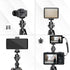 Mini Ball Head, Panoramic Tripod Head DSLR Camera Hot Shoe Mount + 1/4 3/8 Screw, 360° Rotatable Tripod Ball Head Photograph Accessories for Camer...