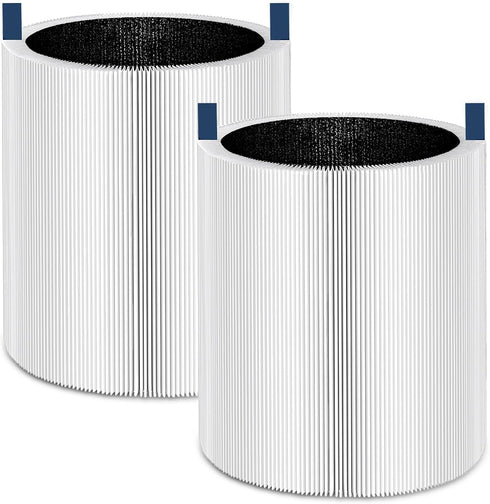 2 Pack 511 Replacement Filter Compatible with Blueair Blue Pure 511 Air Purifier, 2-in-1 True HEPA Filter and Activated Carbon Filter...
