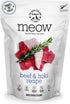 Meow Beef & Hoki Freeze Dried Raw Cat Food, Mixer, or Topper, or Treat - High Protein, Natural, Limited Ingredient Recipe 1.7 oz...