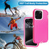 Annymall for iPhone 15 Pro Max Case with 2 Screen Protector,Shockproof Drop Protection Full Body Heavy Duty 3-Layer Military Rugged Durable Phone ...