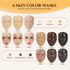 Makeup Practice Face Board, Makeup Mannequin Head for Practice, Eye Makeup Practice Face Silicone, Face Painting Practice Head for Beginners, Make...