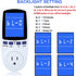 Upgraded Watt Power Meter Plug Home Electrical Usage Monitor Consumption, Energy Voltage Amps Kill Tester with Backlight, Overload Protection, 7 M...