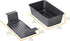 Chicago Metallic 2-Piece Healthy Meatloaf Pan with Draining Insert Professional Grade Non-Stick Carbon Steel Baking Pan with Lift and Serve Featur...