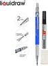 Mechanical Clutch Pencil 2mm With 8 x 2B Leads, Eraser & Integrated Sharpener For Architectural Technical Drawing Artists Architects Engineers Dra...