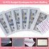 Budget Binder with Zipper Envelopes,A6 Money Organizer for Cash with 12PCS Cash Envelopes,12PCS Budget Sheets, 28 PCS Categories Sticker Labels fo...