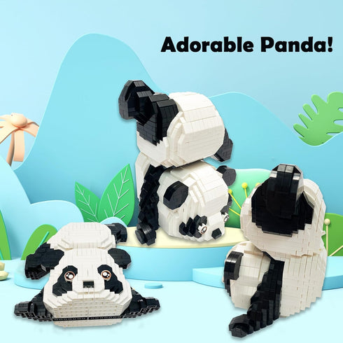 Panda Mini Building Block Set, Micro Animal Building Bricks for Adults, Miniature Animal Block Sets Gifts for Friends (1325 pcs)...