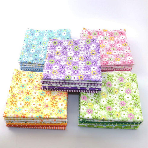 Fabric, 56 pcs/lot Top Cotton 9.8" x 9.8" (25cm x 25cm) Squares Patchwork, Precut Multi-Color and Different Pattern for Sewing Quilting Crafting, ...