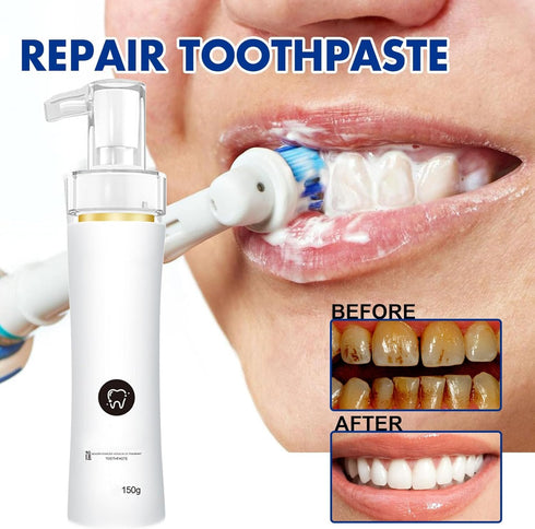 Renhe Artisan Toothpaste, Probiotics Toothpaste, Renhe Artisan Fluoride-Free Protection Toothpaste Protection and Restorative Fast Whitening Tooth...