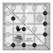 Creative Grids Left Handed Quilt Ruler 4-1/2in x 4-1/2in Square - CGR4LEFT...