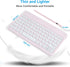 Bluetooth Keyboard and Mouse Combo Travel Rechargeable Ultra-Slim Mouse Keyboard Combo Wireless Portable Compact Keyboard and Mouse Set for Tablet...