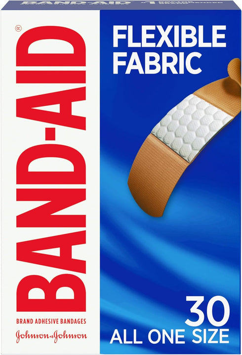 Band-Aid Brand Flexible Fabric Adhesive Bandages, Comfortable Flexible Protection & Wound Care of Minor Cuts & Scrapes, Quilt-Aid Technology to Cu...