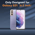 TOCOL 6 Pack Compatible with Samsung Galaxy S21 5G 6.2 inch - 3 Pack Tempered Glass Screen Protector and 3 Pack Camera Lens Protector with [Instal...